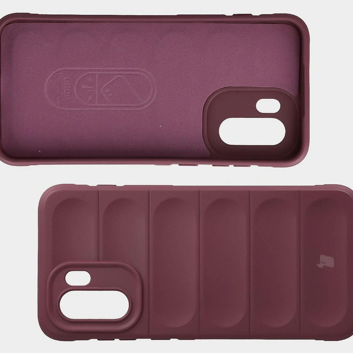 Wyściółka z mikrofibry, wyżłobienia na pleckach i wzmocnione narożniki w etui Bizon Case Tur do OnePlus 15R