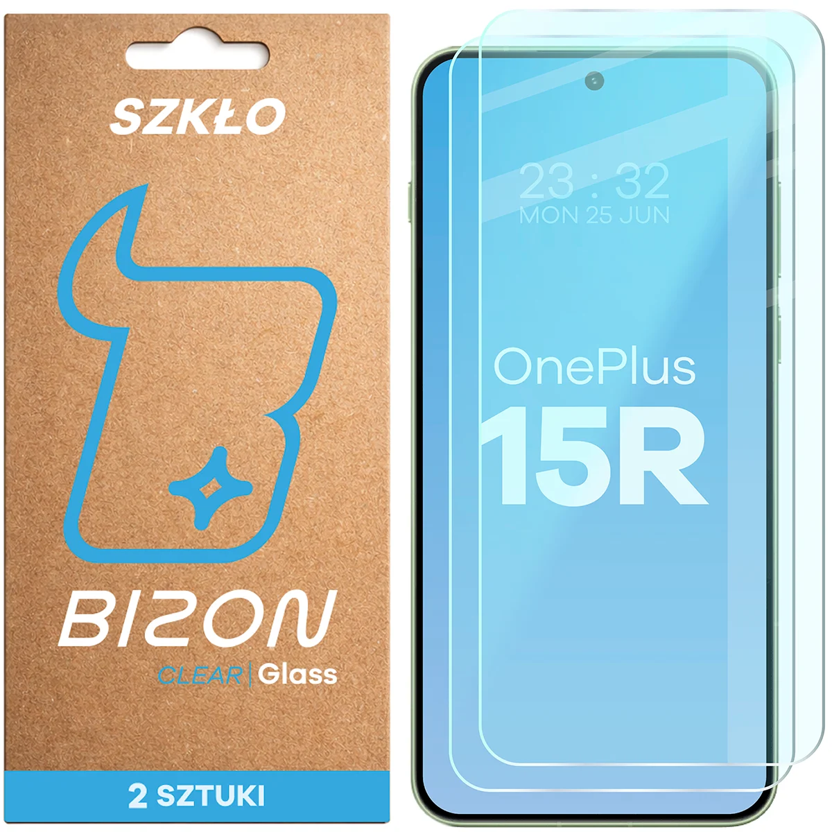 Szkło hartowane Bizon Glass Clear Duo do OnePlus 15R