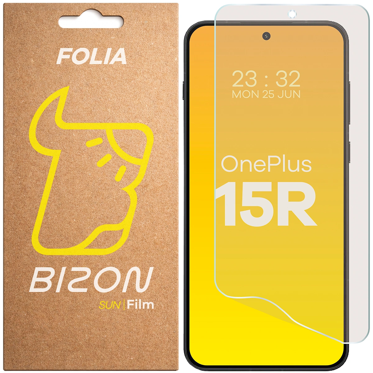 Folia matowa na ekran Bizon Glass Film Sun do OnePlus 15R, 1 sztuka