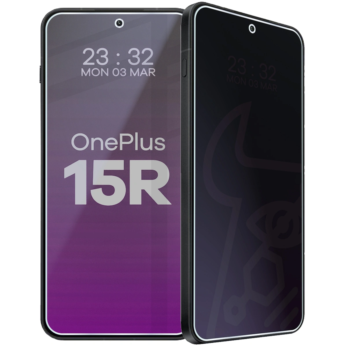 Szkło hybrydowe prywatyzujące Bizon Glass Mule Shadow do OnePlus 15R