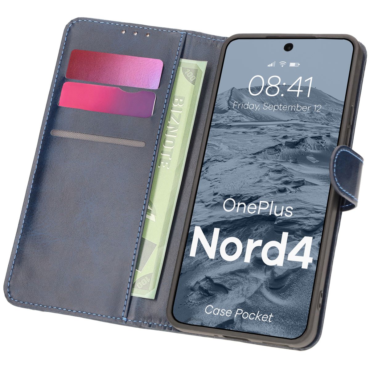 Etui mit Klappe Bizon Case Pocket für OnePlus Nord 4