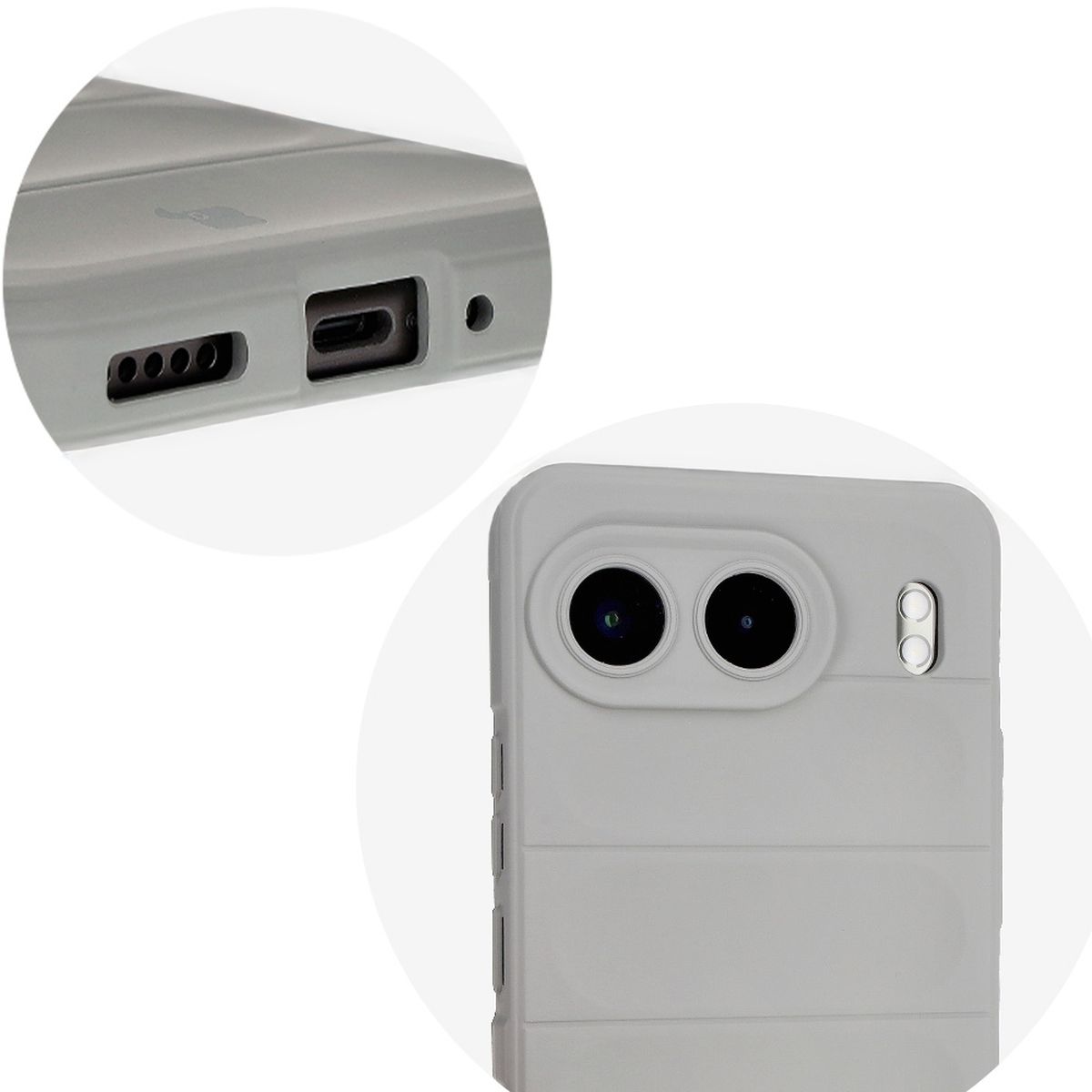 Präzise Aussparungen und Kompatibilität mit kabellosem Laden im Etui Bizon Case Tur