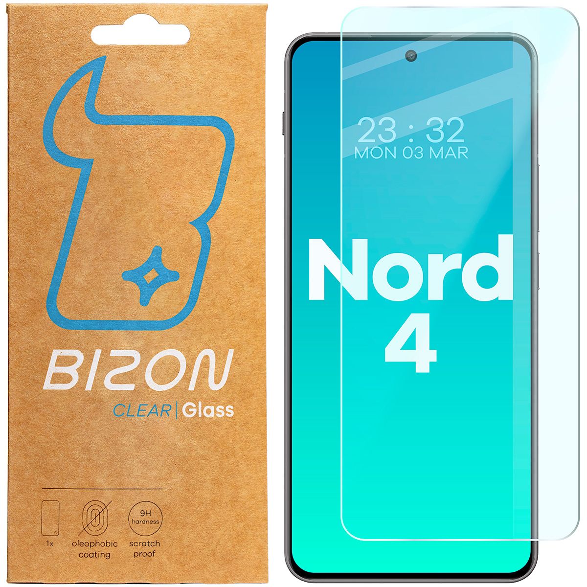 Szkło hartowane Bizon Glass Clear 2 do OnePlus Nord 4