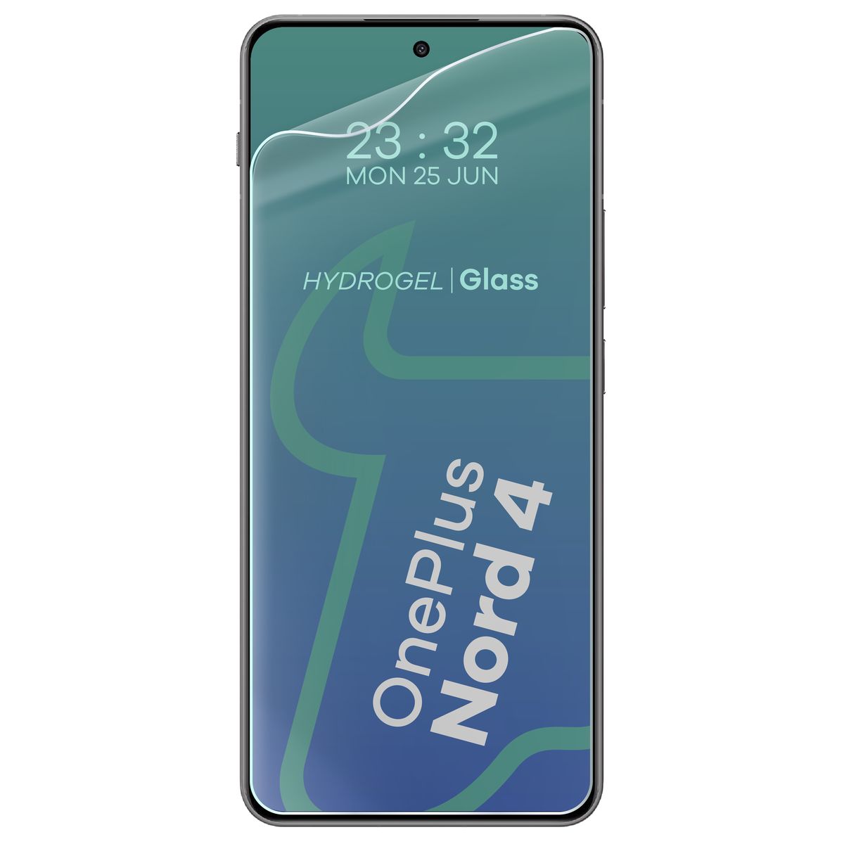 Przyleganie do ekranu folii hydrożelowej na ekran Bizon Glass Hydrogel Front