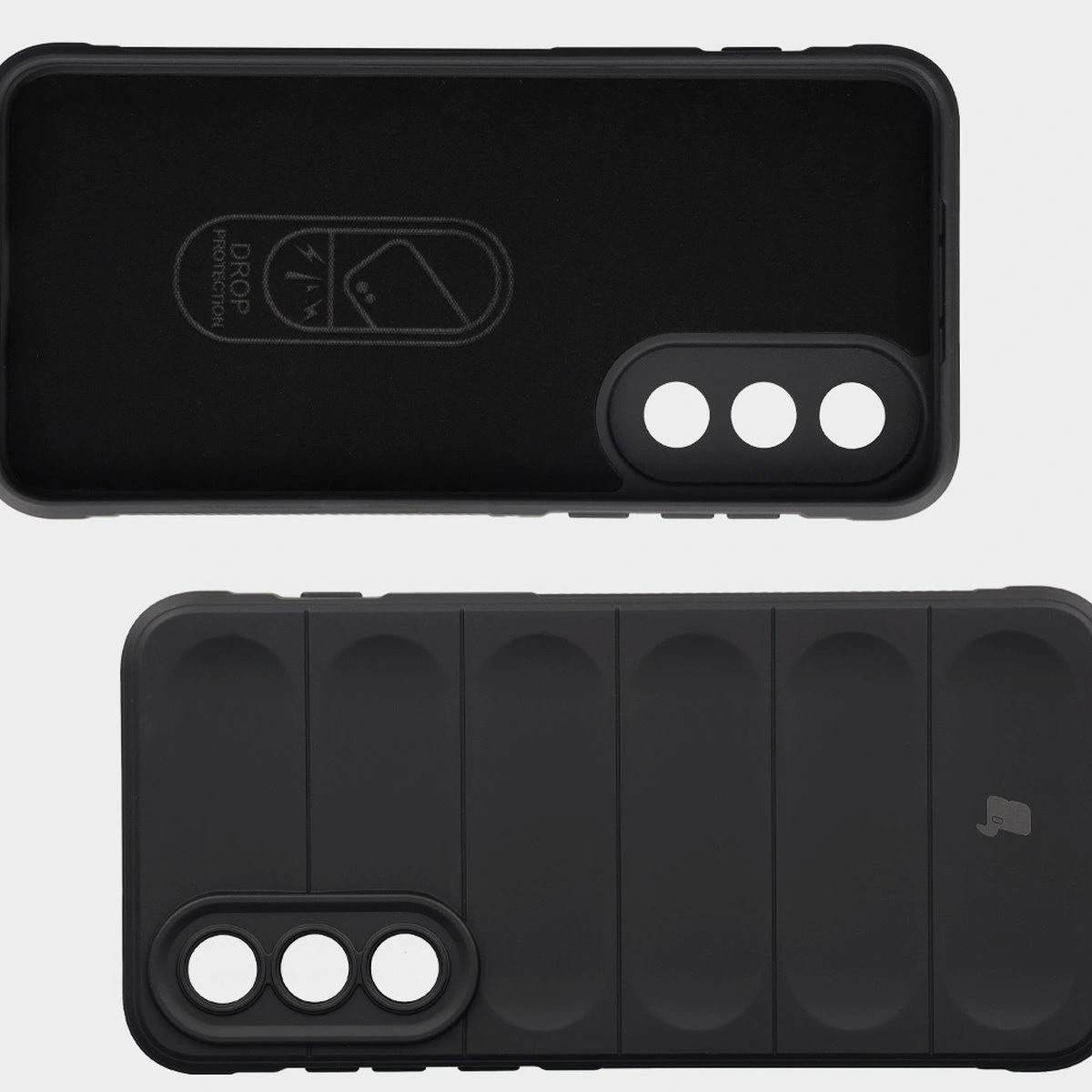 Microfiber lining, grooves on the back, and reinforced corners in the Bison Case Tur for OnePlus Nord 5