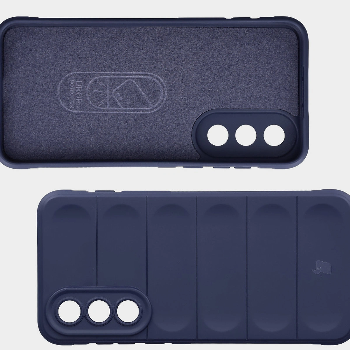 Mikroszálas bélés, hátsó bemélyedések és megerősített sarkok a Bizon Case Tur tokban OnePlus Nord 5-höz