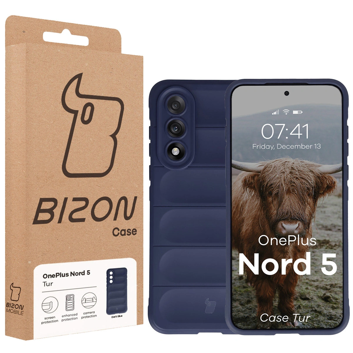 Bizon Case do OnePlus Nord 5 do dedikált címkével az előoldalon