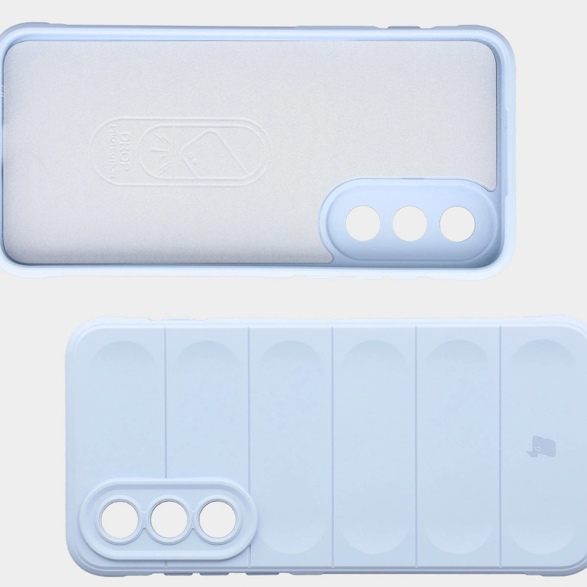 Wyściółka z mikrofibry, wyżłobienia na pleckach i wzmocnione narożniki w etui Bizon Case Tur do OnePlus Nord 5