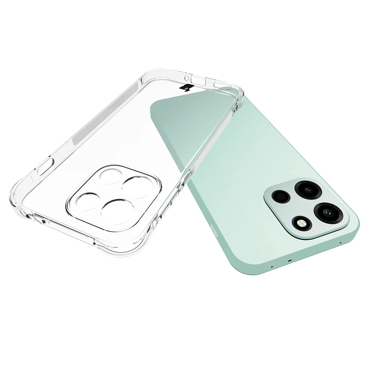 Dedikált kivágások és megemelt szélek a kamera körül a Bizon Case Salpa tokban az OnePlus Nord 6 számára