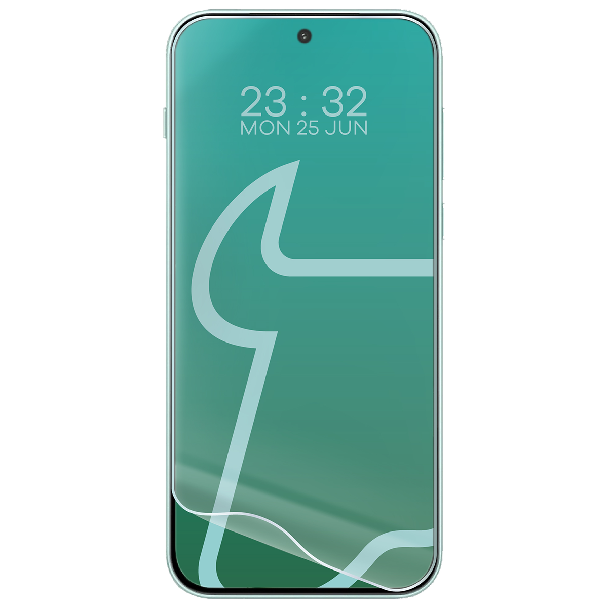 Hydrogel film for OnePlus Nord 6 next to the phone