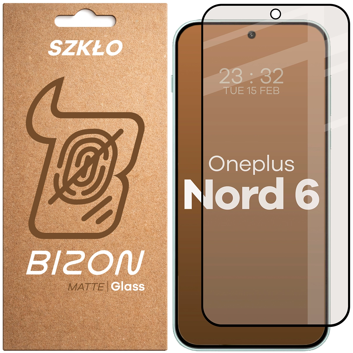 Matt üveg a Bizon Glass Matte OnePlus Nord 6-hoz, 1 darab