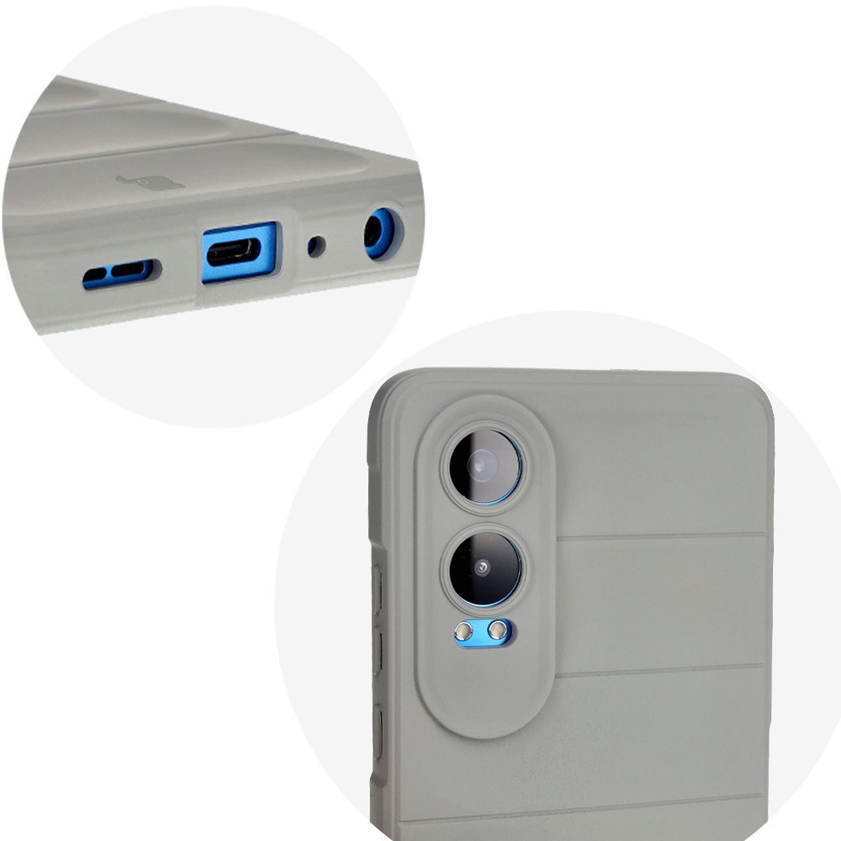 Precise cutouts and compatibility with wireless charging in Bizon Case Tur