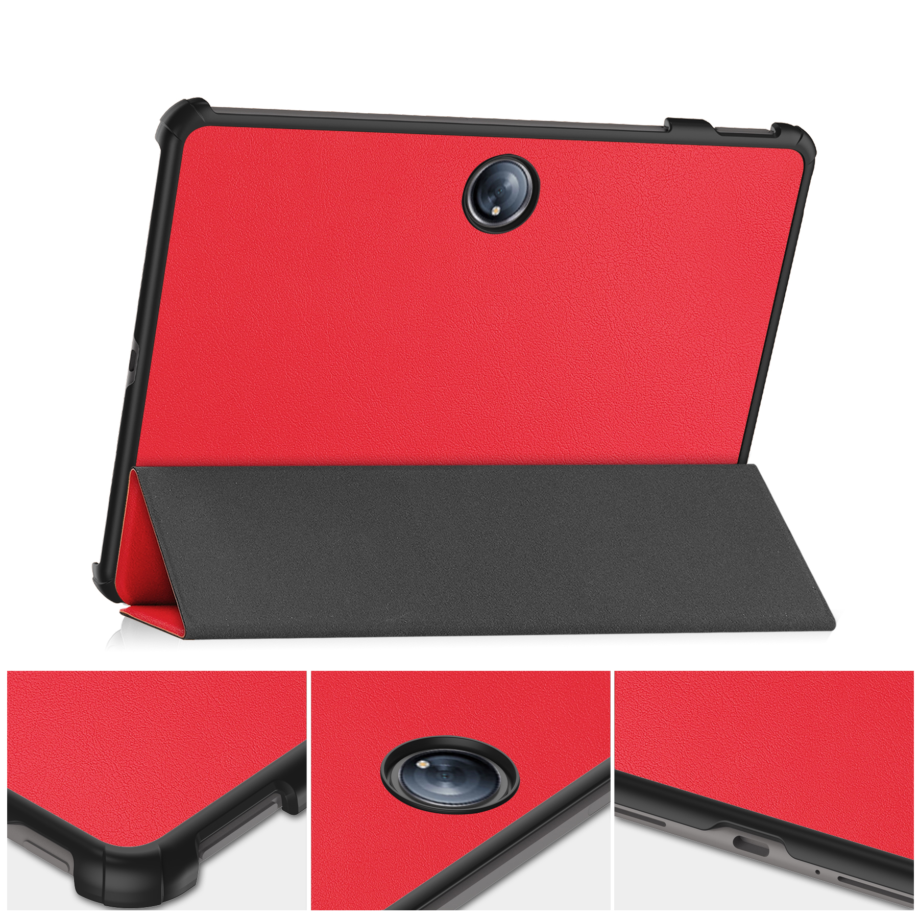 Klappetui Bizon Case Tab Croc von vorne