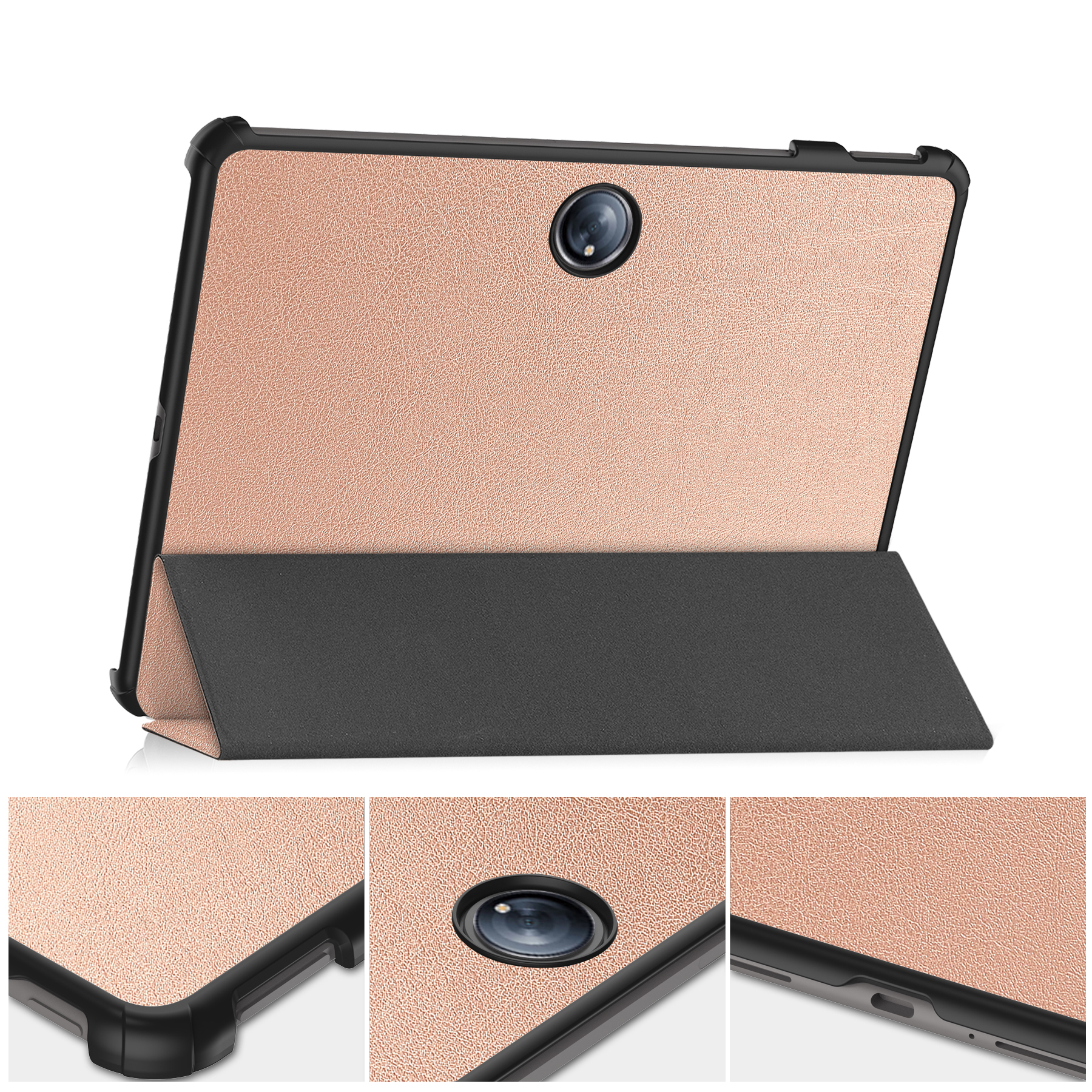 Bizon Case Tab Croc flap case from the front