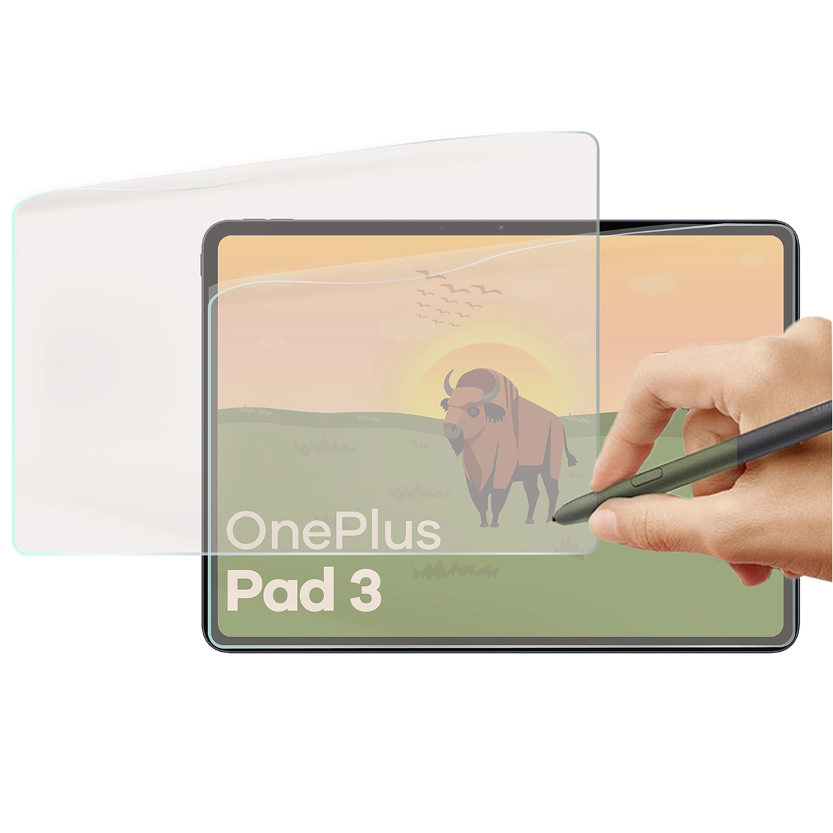 Folia matowa na ekran Bizon Glass Tab Film Sun do OnePlus Pad 3, 2 sztuki