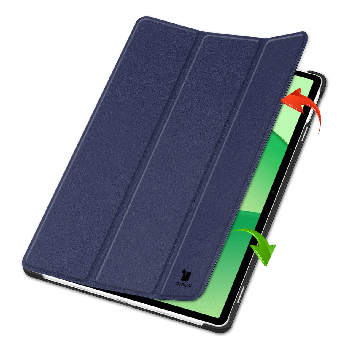 Bizon Case Tab Croc flip case from the front for OnePlus Pad Lite / Oppo Pad SE