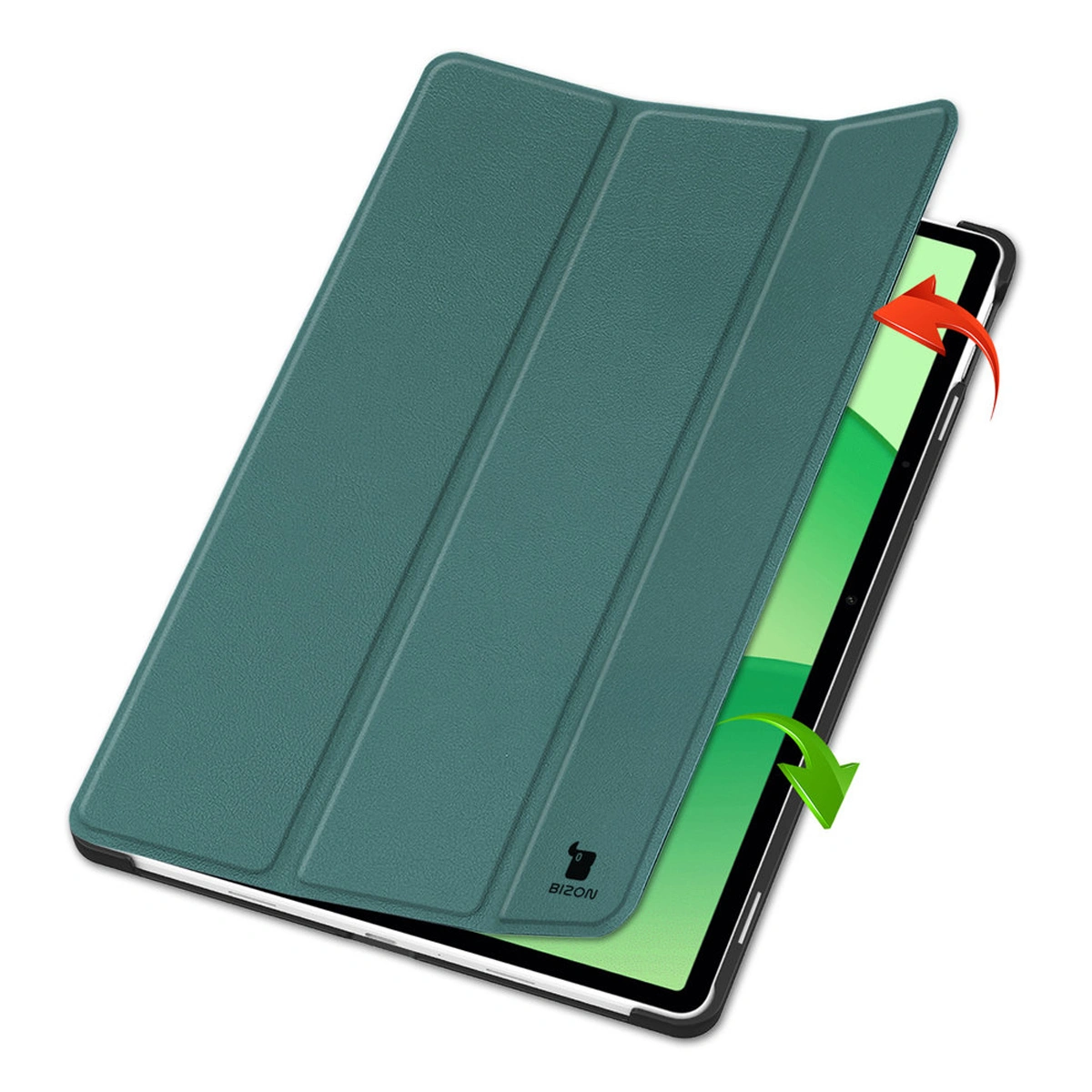 Bizon Case Tab Croc flip case from the front for OnePlus Pad Lite / Oppo Pad SE