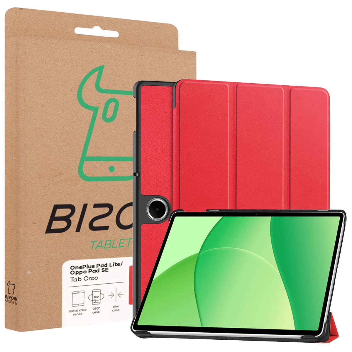 Front of the Bizon Case box with a dedicated label for OnePlus Pad Lite / Oppo Pad SE