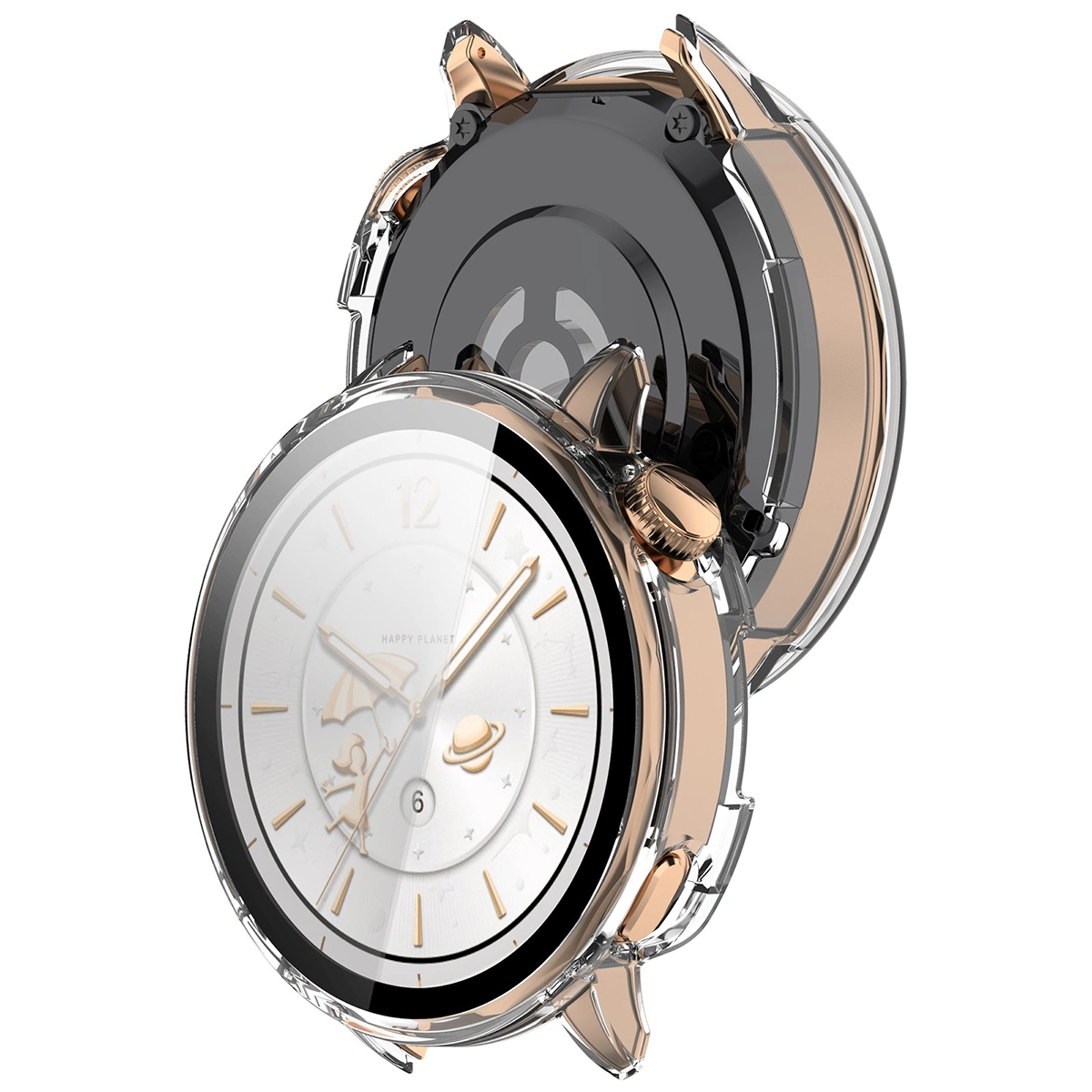 Bizon Case+Glass Watch for OnePlus Watch 3 43 mm