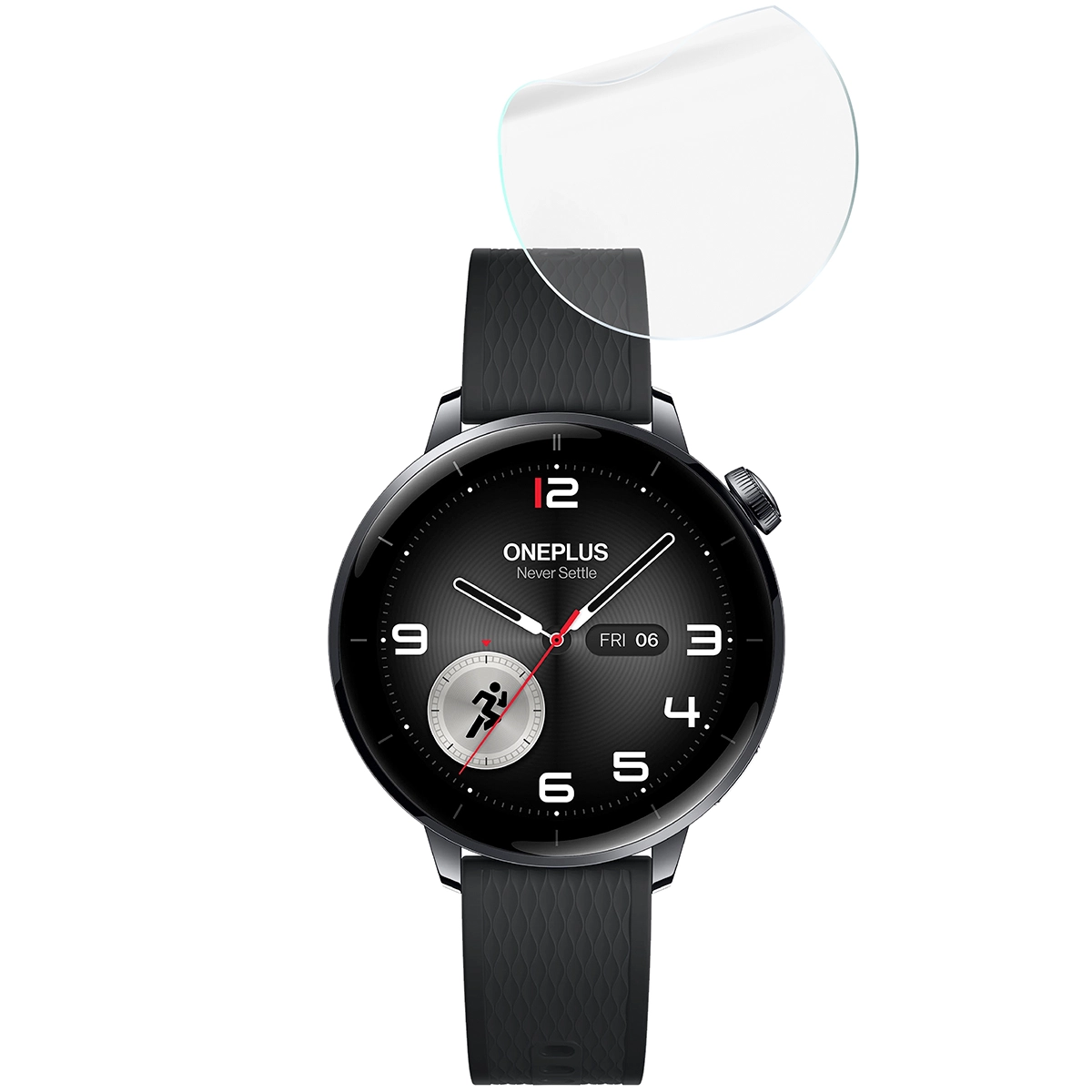 Zestaw folii hydrożelowych Bizon Glass Watch Hydrogel Duo dla OnePlus Watch 3 43 mm