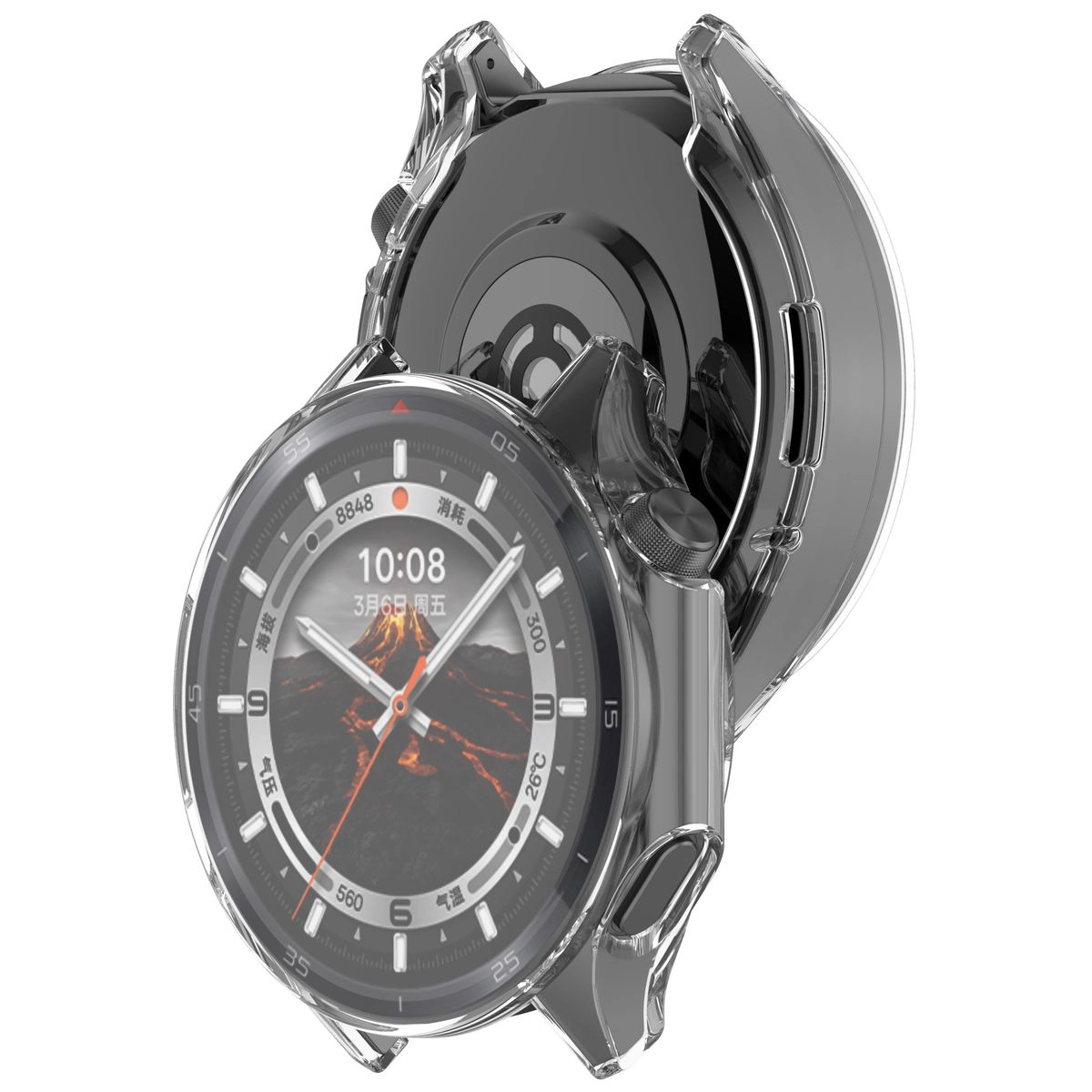 Etui Bizon Case Watch Felipe dla OnePlus Watch 3 / Oppo Watch X2