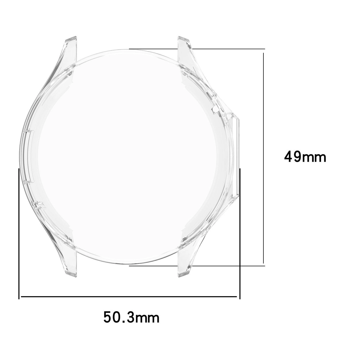 Etui Bizon Case Watch Felipe dla OnePlus Watch 3 / Oppo Watch X2