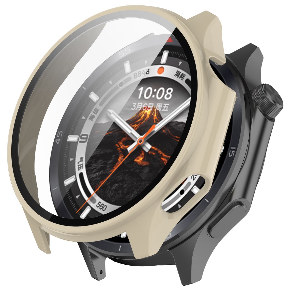 Bizon Case+Glass Set presented at an angle