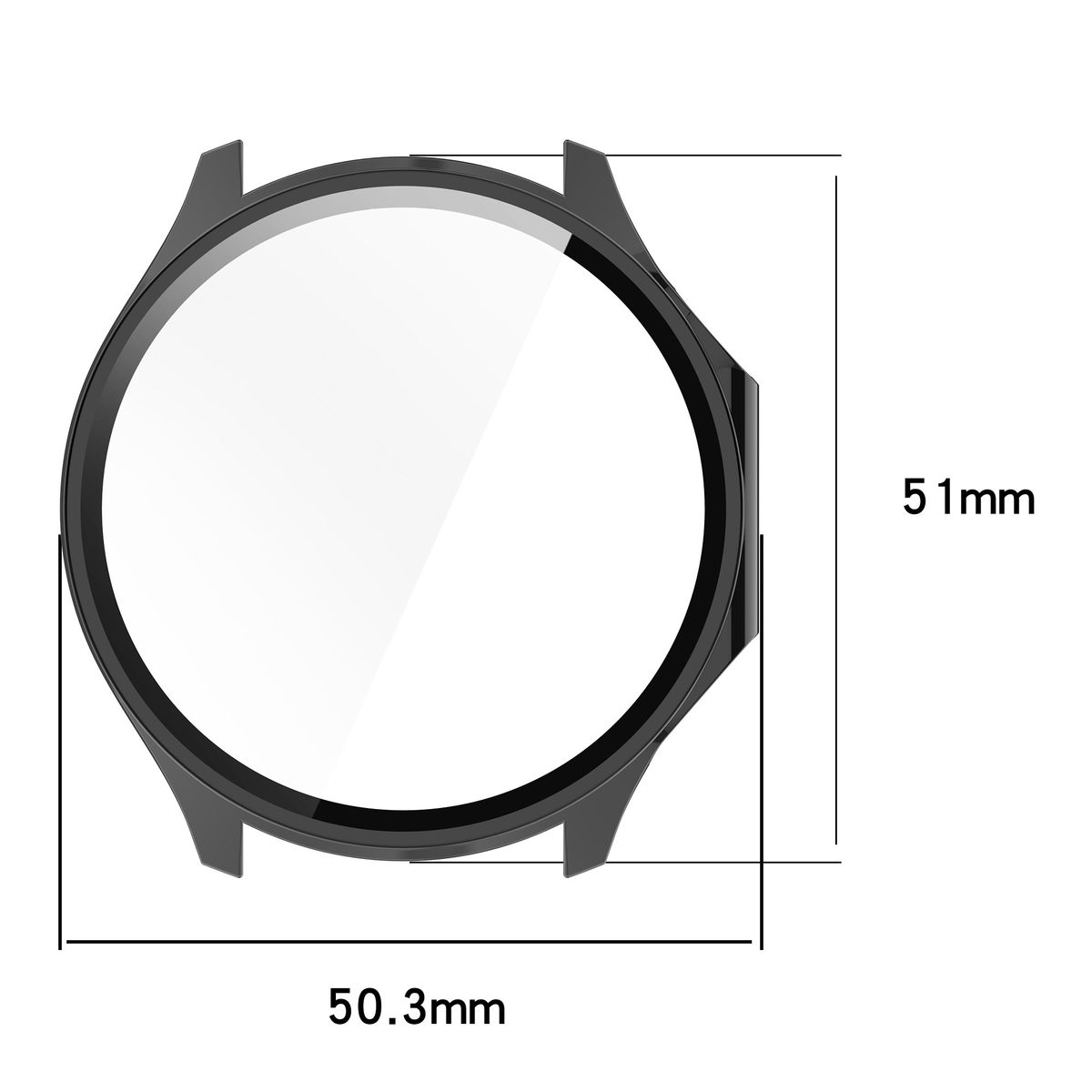 Bizon Case+Glass Set shown from the front