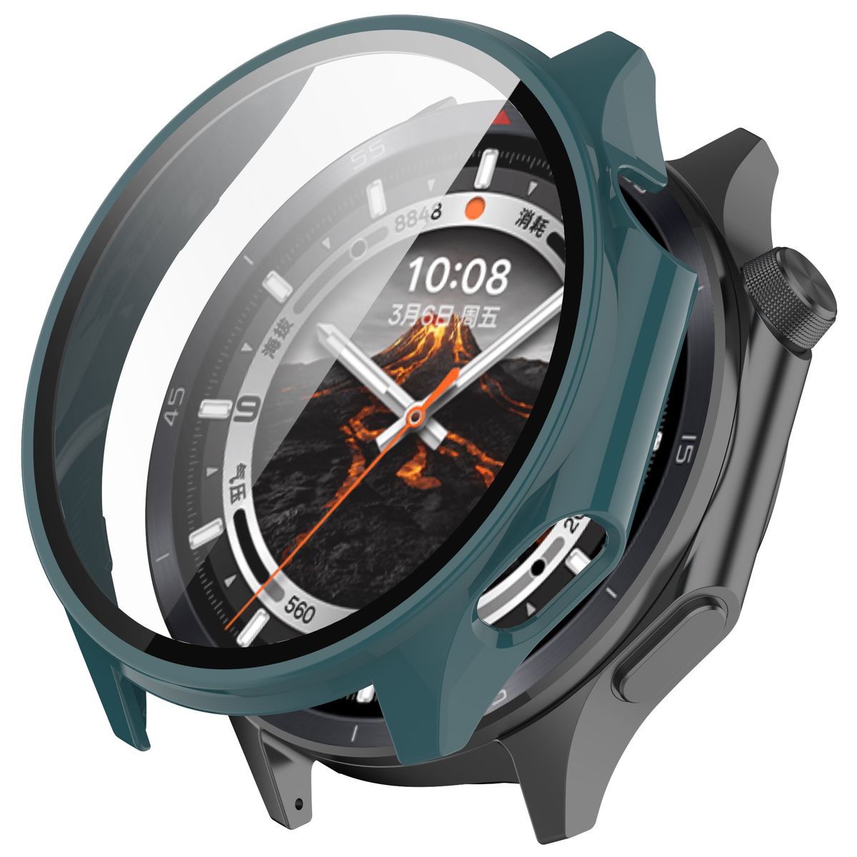 Etui ze szkłem Bizon Case+Glass Set przedstawione pod kątem