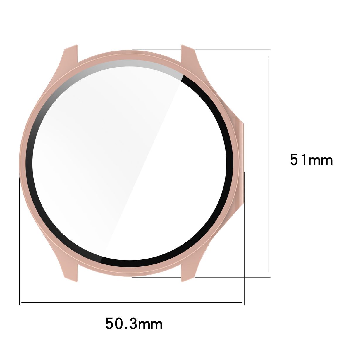 Bizon Case+Glass Set shown from the front