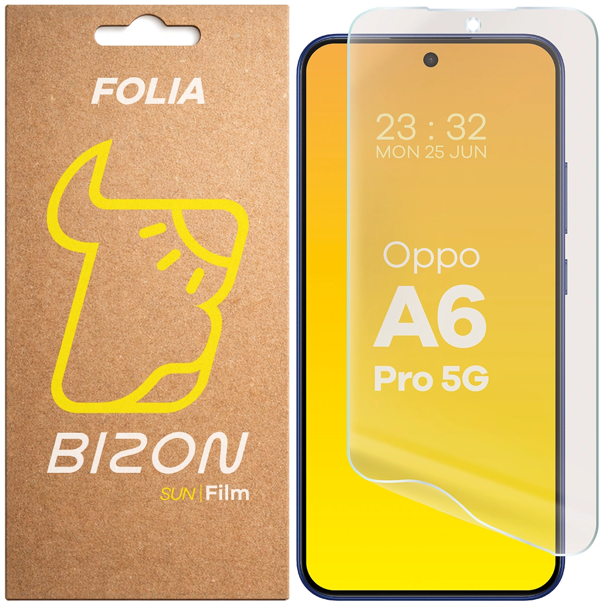 Folia matowa na ekran Bizon Glass Film Sun do Oppo A6 Pro 5G, 1 sztuka