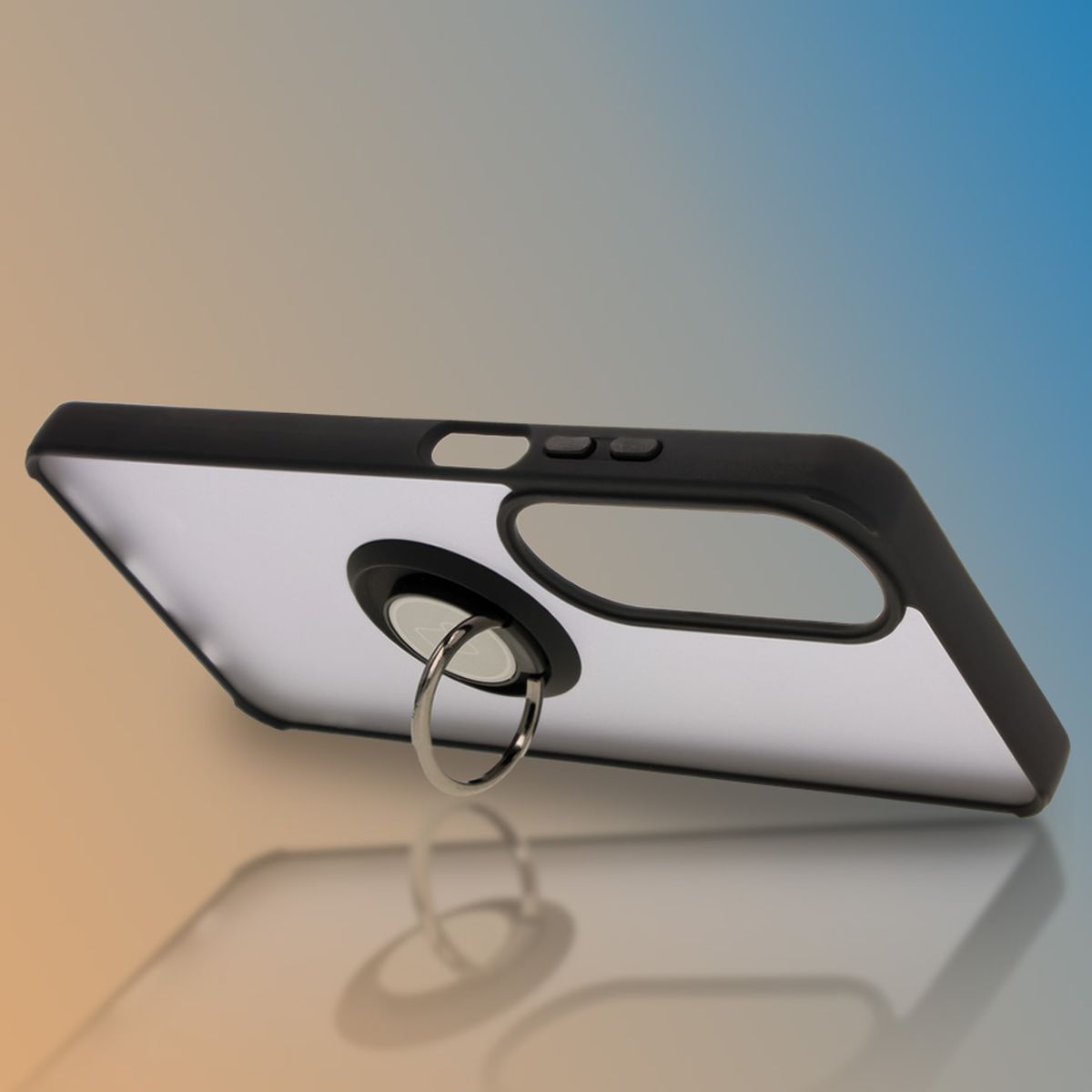 Grip as a stand in Bizon Hybrid Ring case