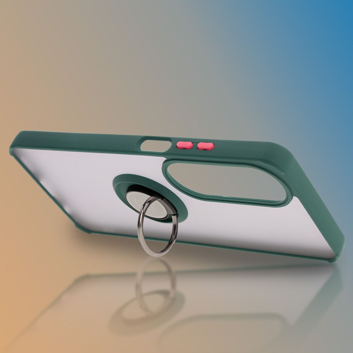 Holder as a stand in Bizon Hybrid Ring case