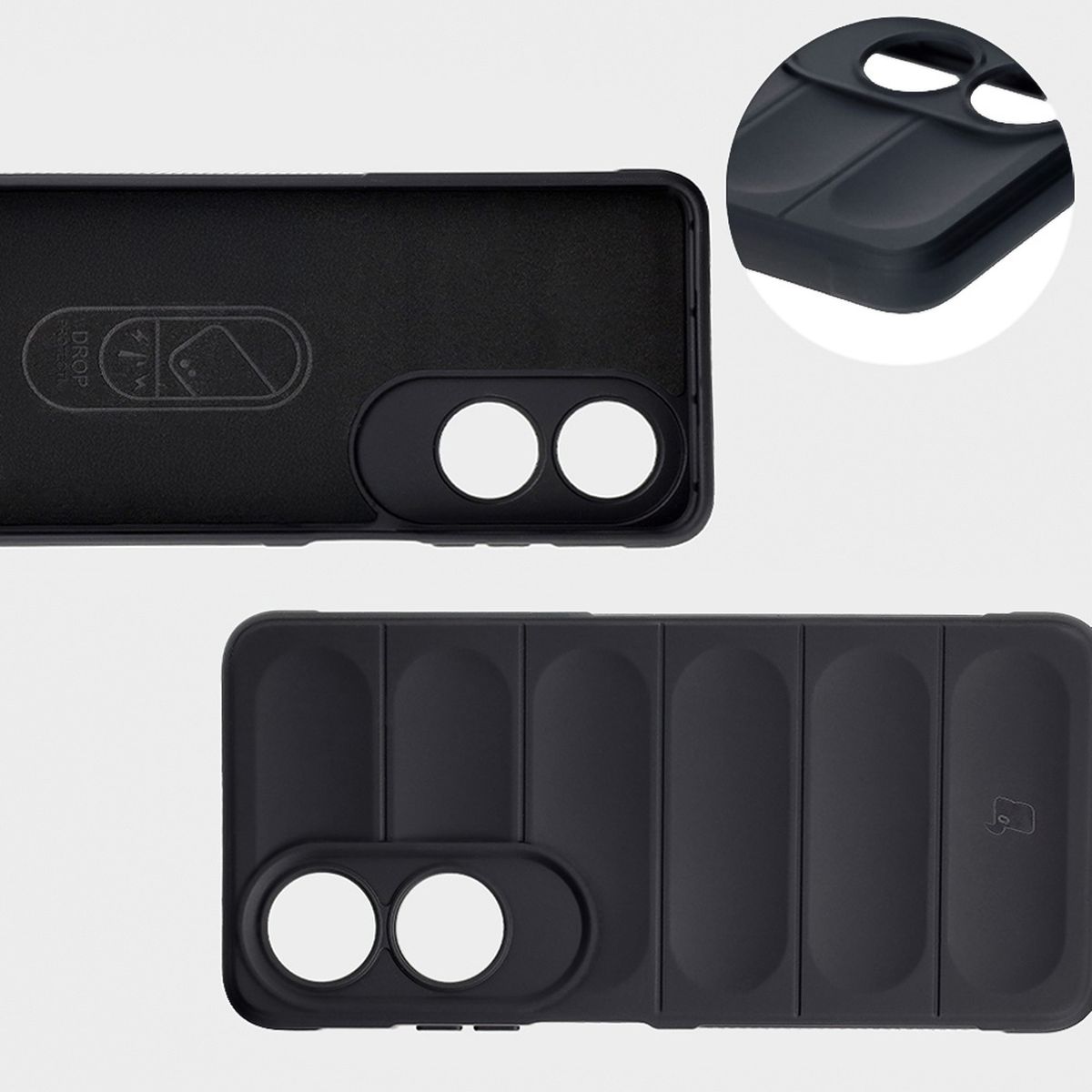 Microfiber lining, grooves on the back, and reinforced corners in the Bison Case Tur case