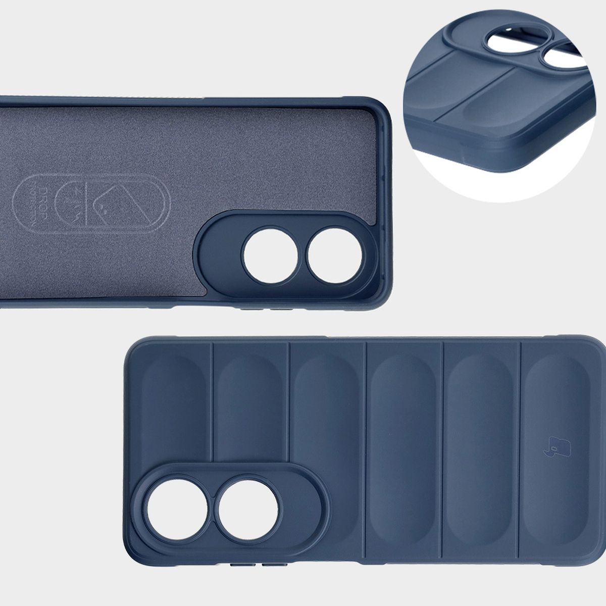 Microfiber lining, grooves on the back, and reinforced corners in the Bison Case Tur