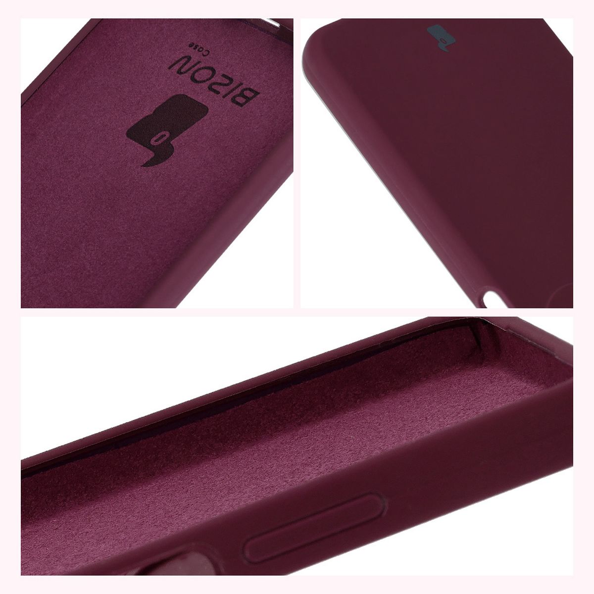 Bizon Soft Case construction: integrated covers, raised edges, and microfiber padding