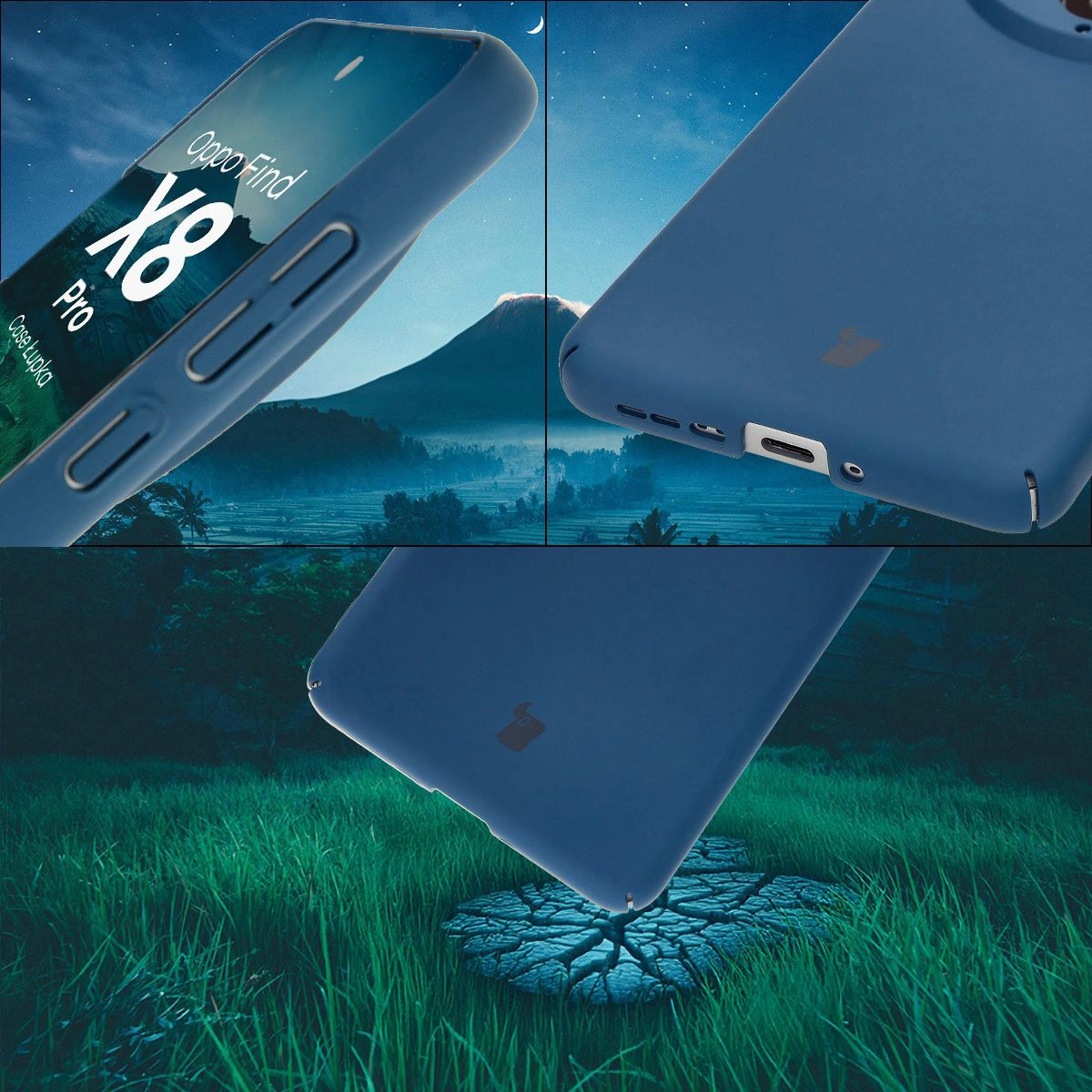 Integrated shields for buttons, cutouts, and hard material of the Bizon Case Slate for Oppo Find X8 Pro