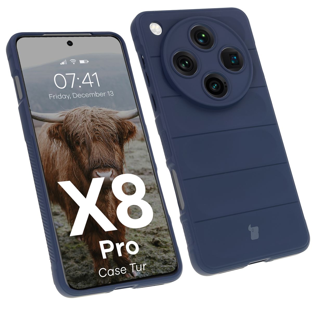 Pancerne etui Bizon Case Tur do Oppo Find X8 Pro