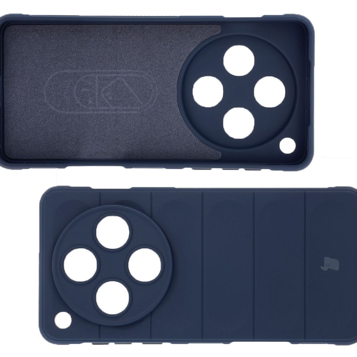 Wyściółka z mikrofibry, wyżłobienia na pleckach i wzmocnione narożniki w etui Bizon Case Tur