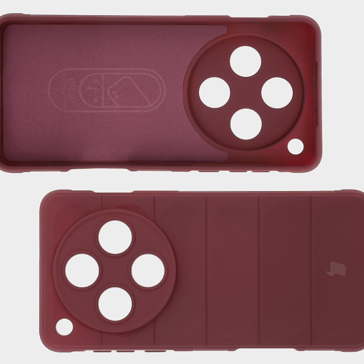 Microfiber lining, grooves on the back, and reinforced corners in the Bison Case Tur