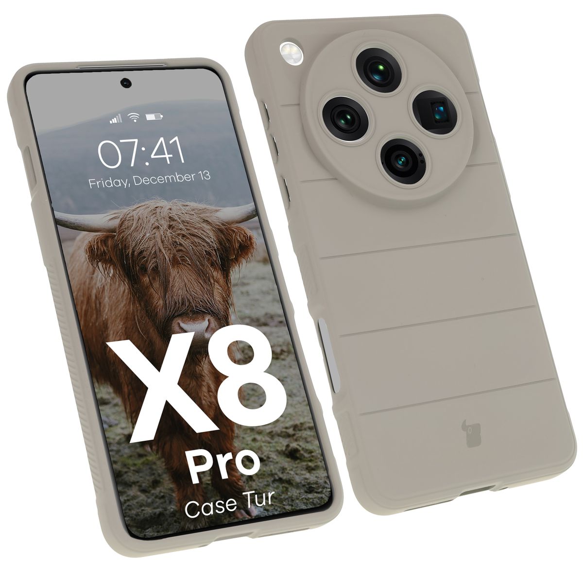 Pancerne etui Bizon Case Tur do Oppo Find X8 Pro