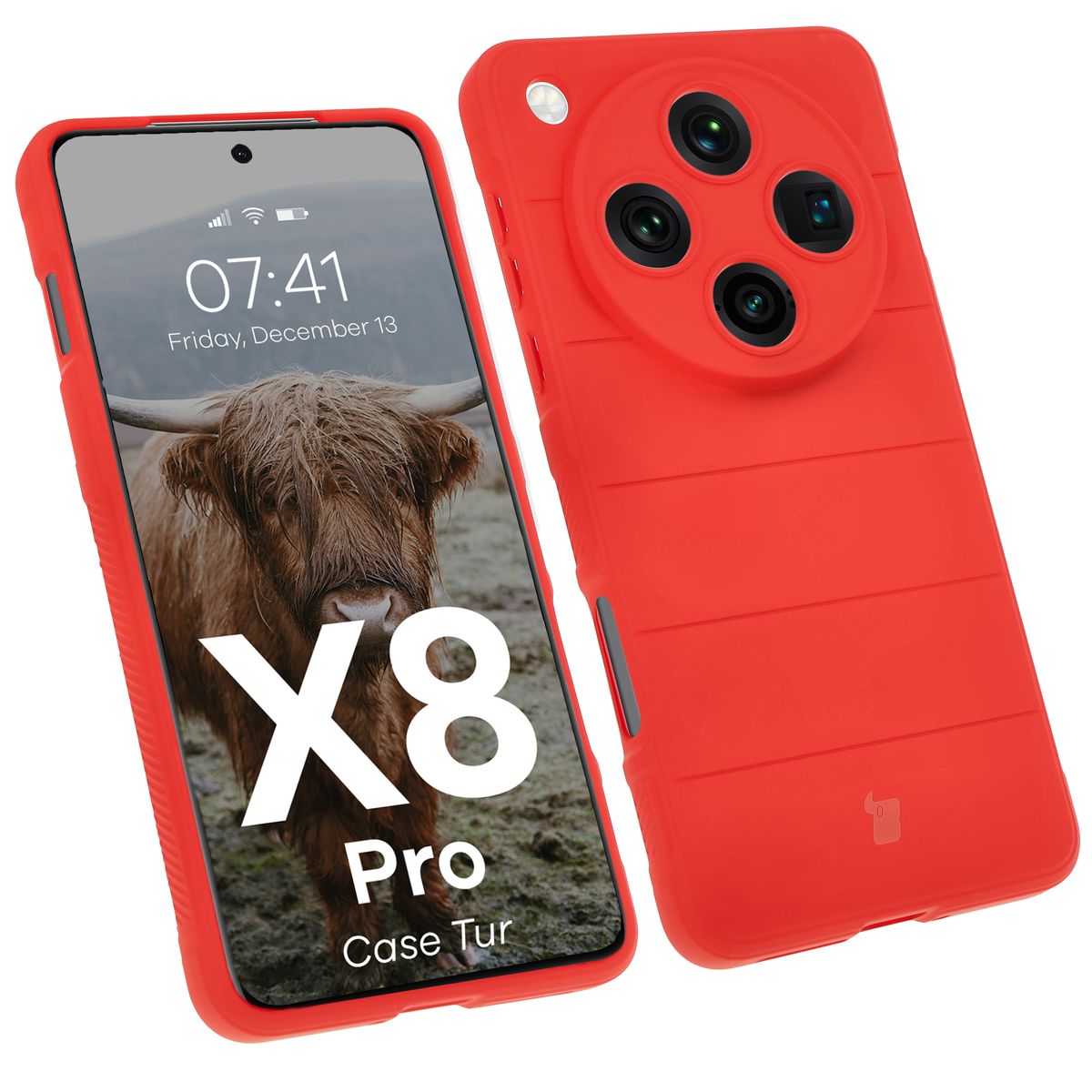 Pancerne etui Bizon Case Tur do Oppo Find X8 Pro