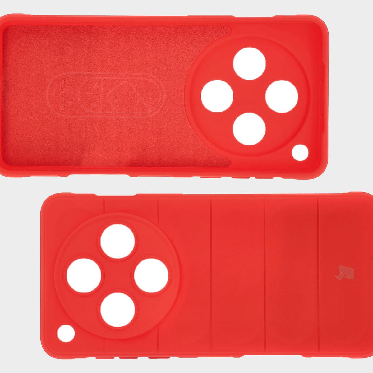 Wyściółka z mikrofibry, wyżłobienia na pleckach i wzmocnione narożniki w etui Bizon Case Tur