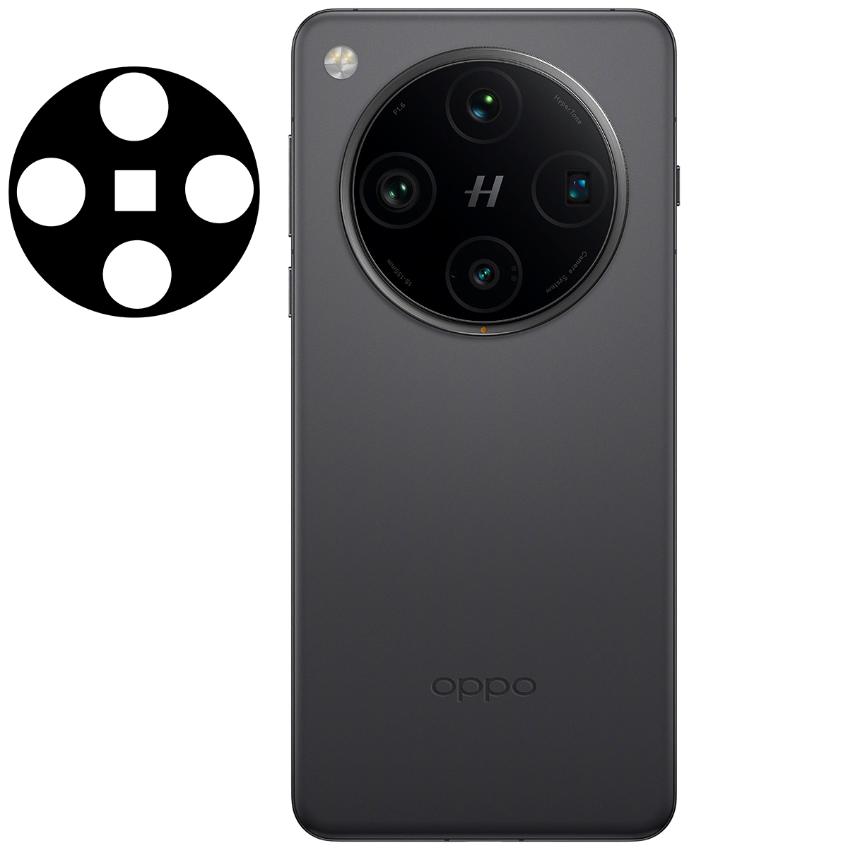 Linsen für das Objektiv des Oppo Find X8 Pro, enthalten im Set