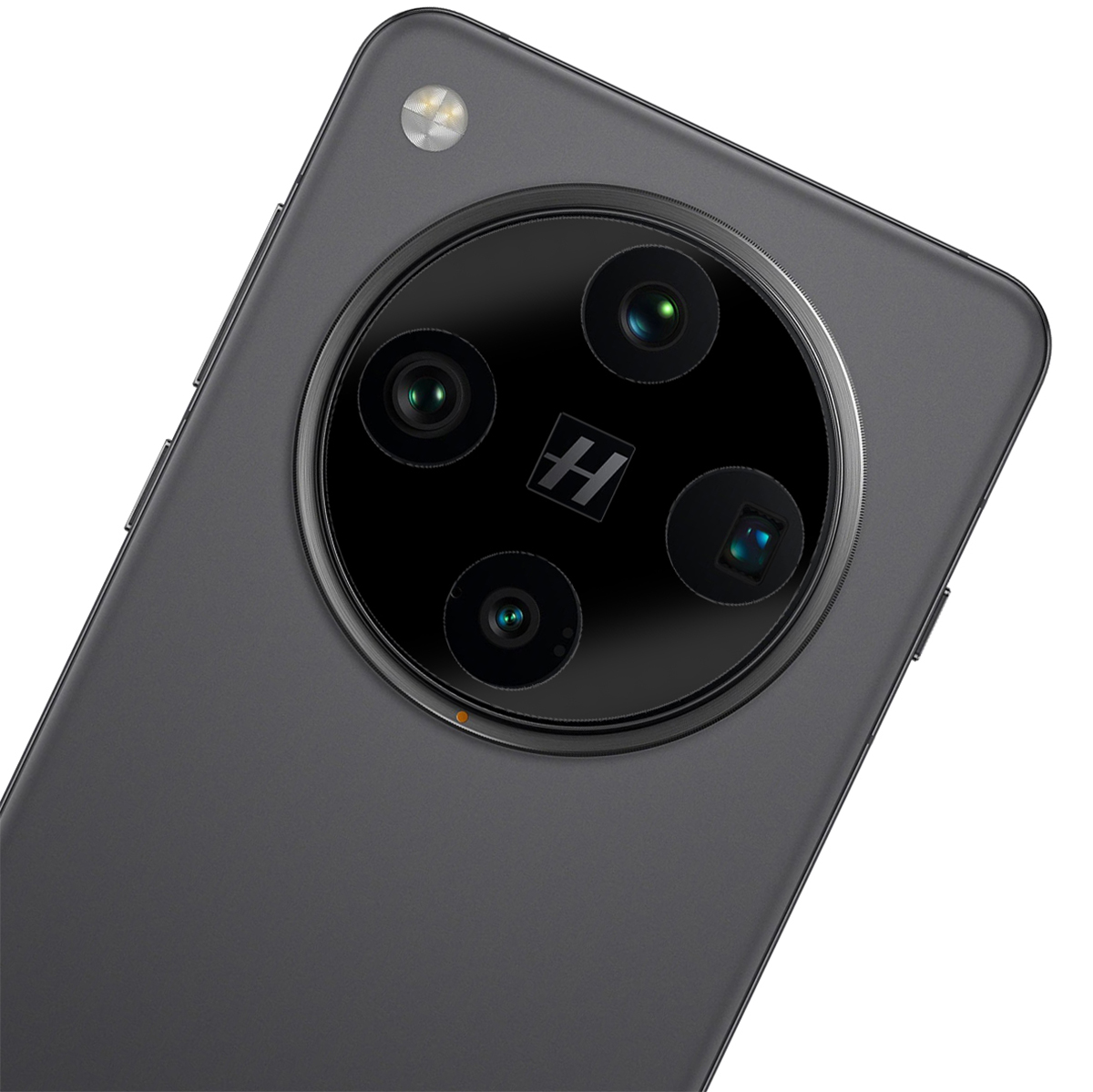 Zusammensetzung der Linse auf der Kamera und des Handys