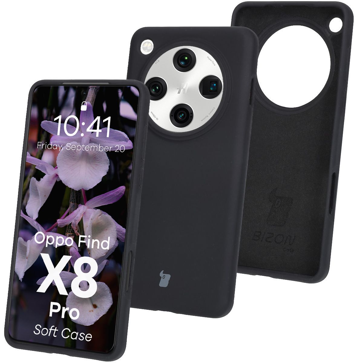 Silikonowe etui Bizon Soft Case do Oppo Find X8 Pro