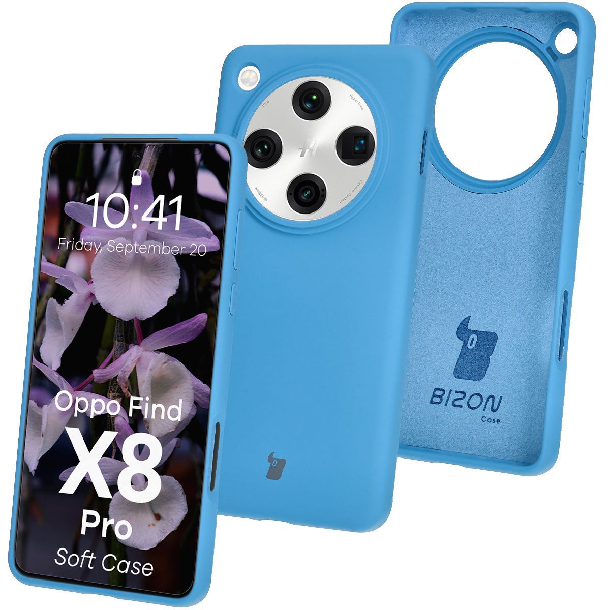 Silikonowe etui Bizon Soft Case do Oppo Find X8 Pro