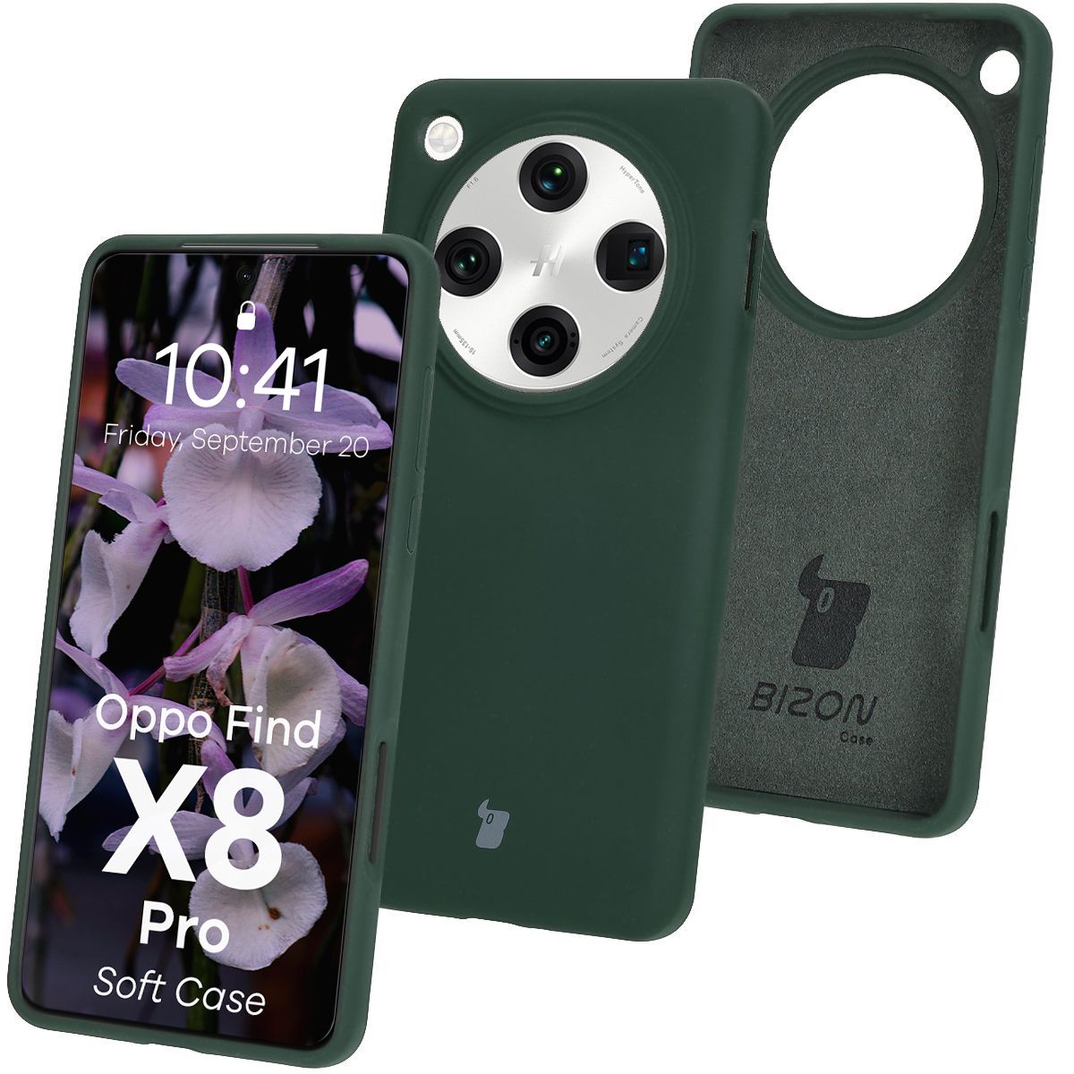 Silikonowe etui Bizon Soft Case do Oppo Find X8 Pro