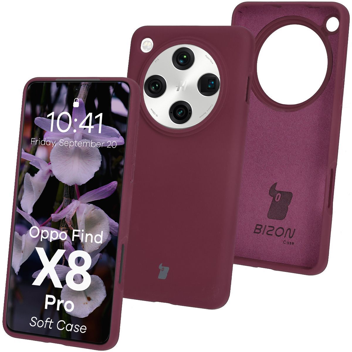 Bizon Soft Case Silikonhülle für das Oppo Find X8 Pro