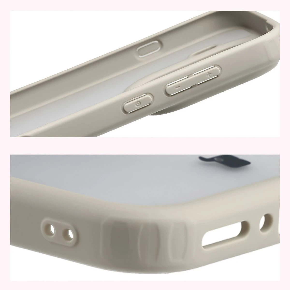 Reinforced corners and raised edges of the screen in the Bizon Case Angelo for Oppo Find X9 Pro